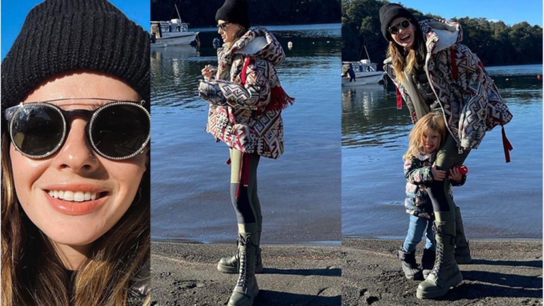 Las hermosas fotos de China Suárez disfrutando del Sur: “Qué país más lindo”