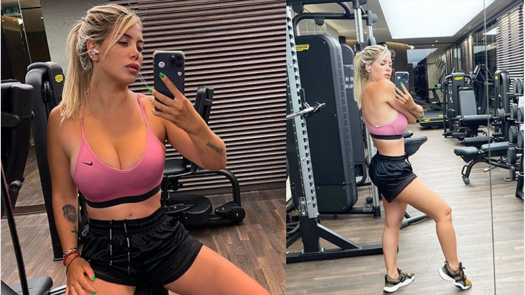 Wanda Nara mostró cómo es el impresionante gimnasio que tiene en su casa: “Hogar dulce hogar”