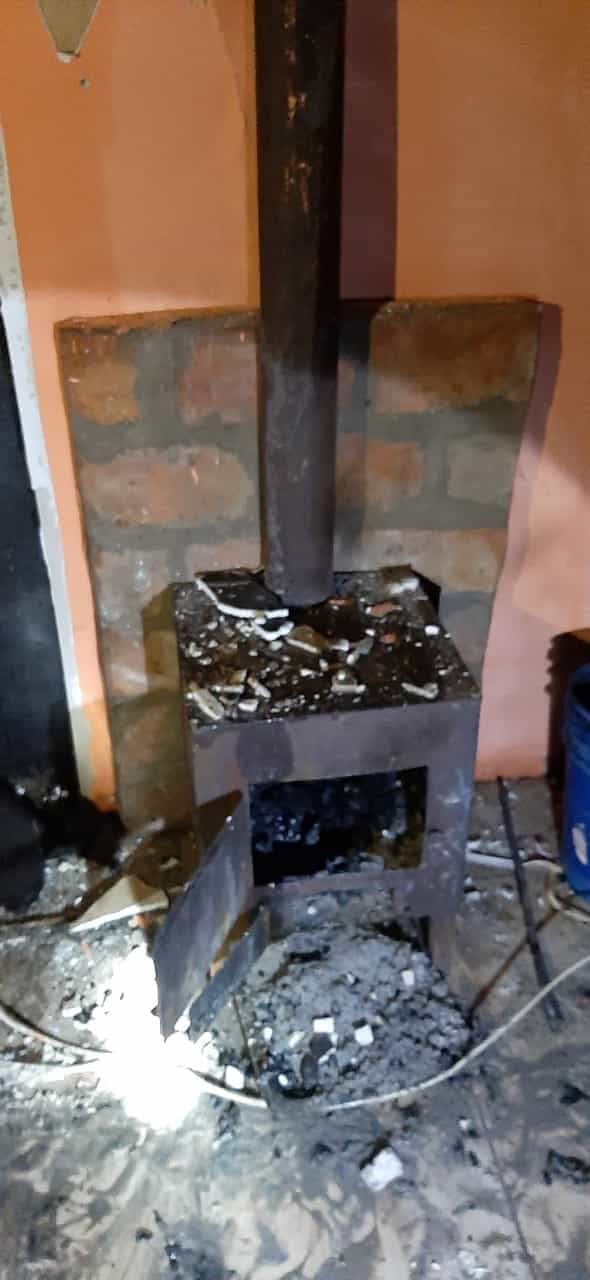 Una salamandra provocó el incendio de una vivienda