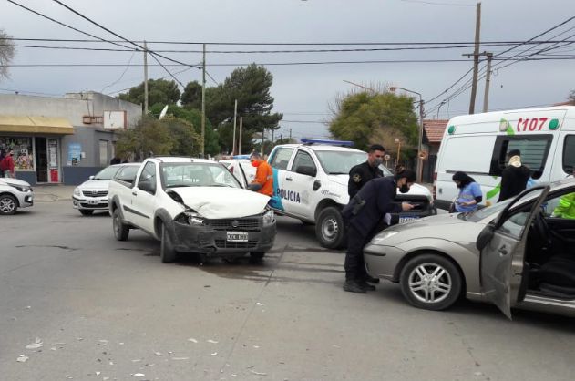 Violento choque y un herido