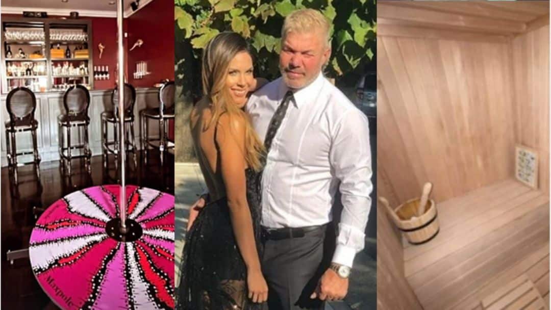 Barby Franco mostró el interior de la increíble mansión en la que vive con Fernando Burlando