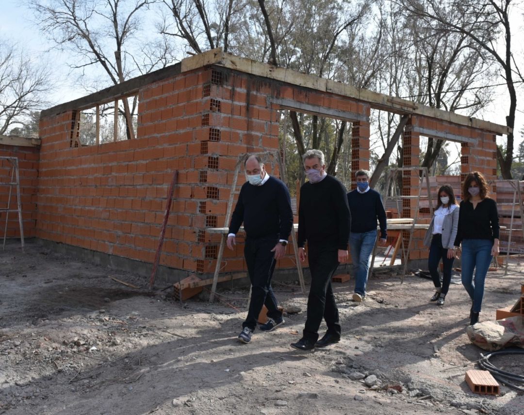 Avanzan las obras de la puesta en valor del Parque de Mayo