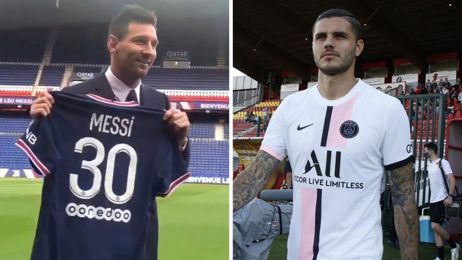 Mauro Icardi y su posteo luego de la llegada de Lionel Messi al PSG