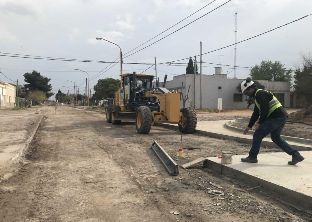 Avanza una obra de pavimentación importante para General Cerri