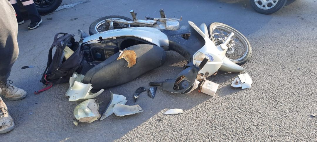 Murió el motociclista accidentado esta mañana en Láinez y Juan Manuel de Rosas