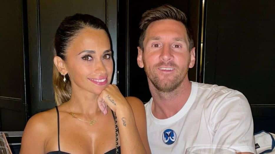 Antonela Roccuzzo compartió un posteo para celebrar los cinco goles de Lionel Messi a Estonia