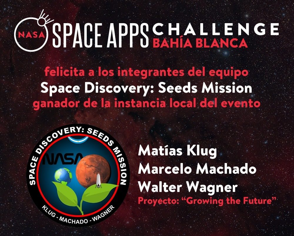 NASA: Ganadores del Space App Bahía Blanca 2021