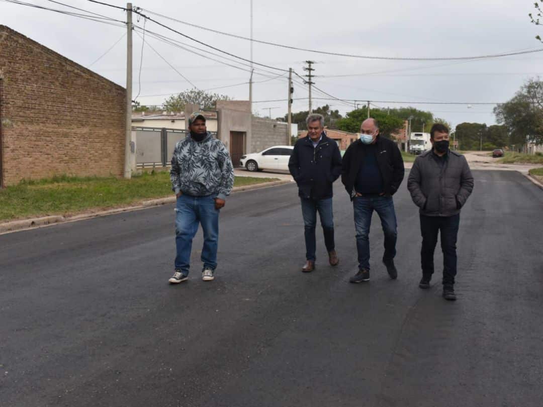 Gay y Jouglard recorrieron dos importantes obras en Cabildo