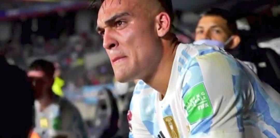 Lautaro Martínez contó por qué rompió en llanto tras ser reemplazado luego de su gol en la victoria de Argentina ante Uruguay