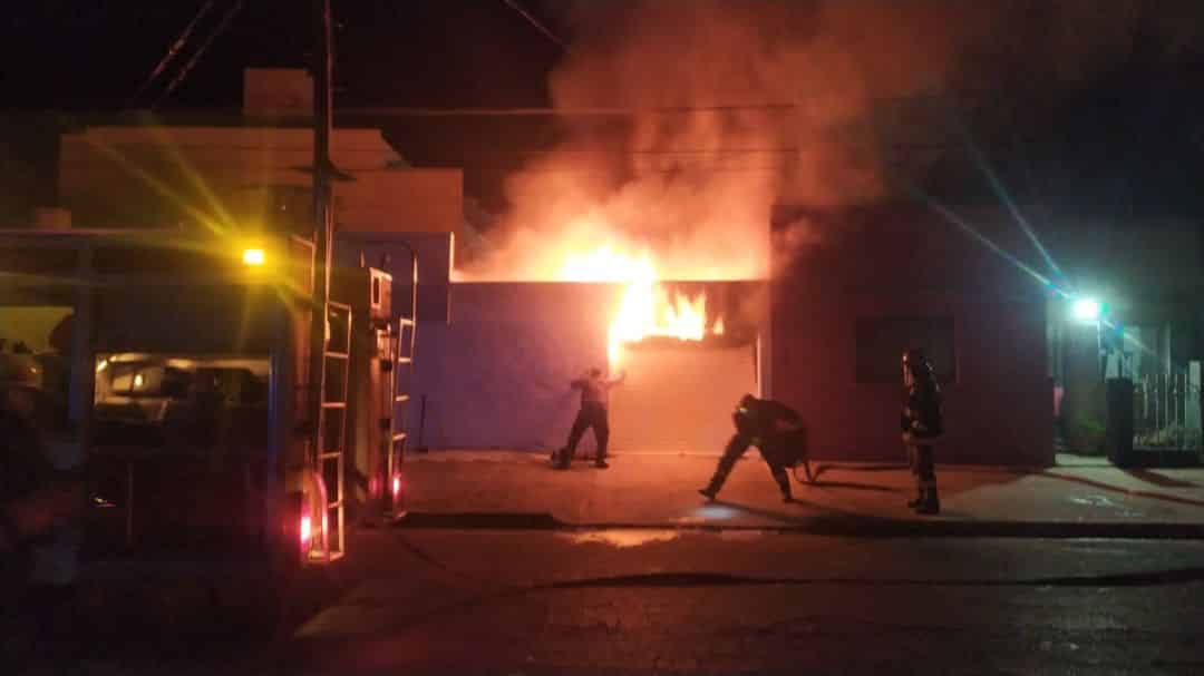 Pérdidas totales en el quincho de una casa