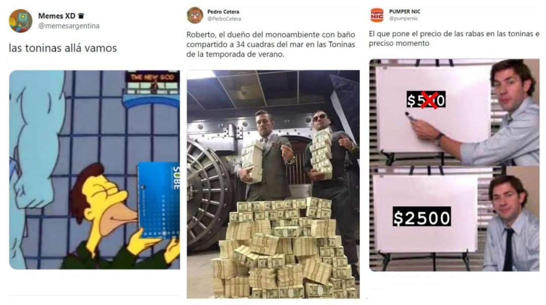 “Las Toninas” se convirtió en tendencia por la prohibición de cuotas en viajes al exterior y los memes son la moneda de cambio