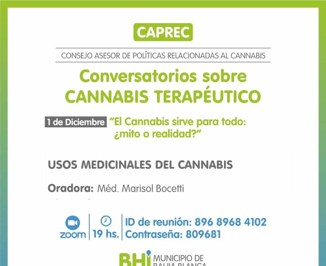 Conversatorio “El cannabis sirve para todo: ¿mito o realidad?”