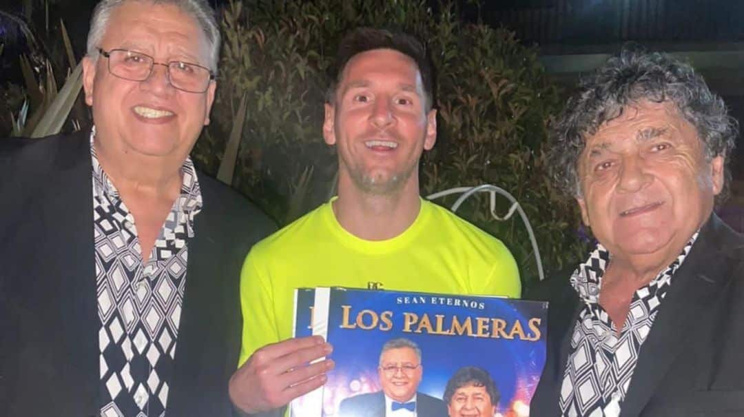 Los Palmeras publicaron un video de su encuentro con Lionel Messi: “Ver tu sencillez, mata”