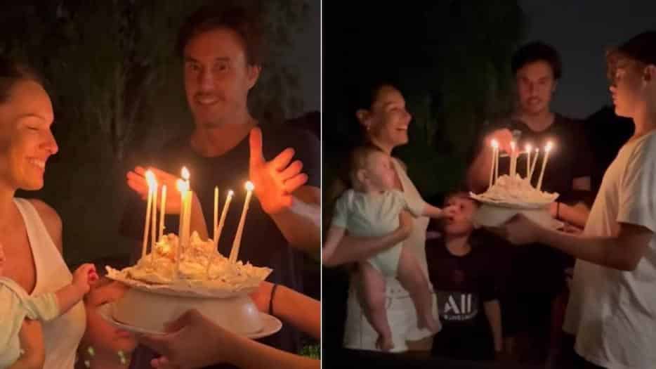 Pampita celebró sus 44 años rodeada de sus íntimos y pidiendo deseos