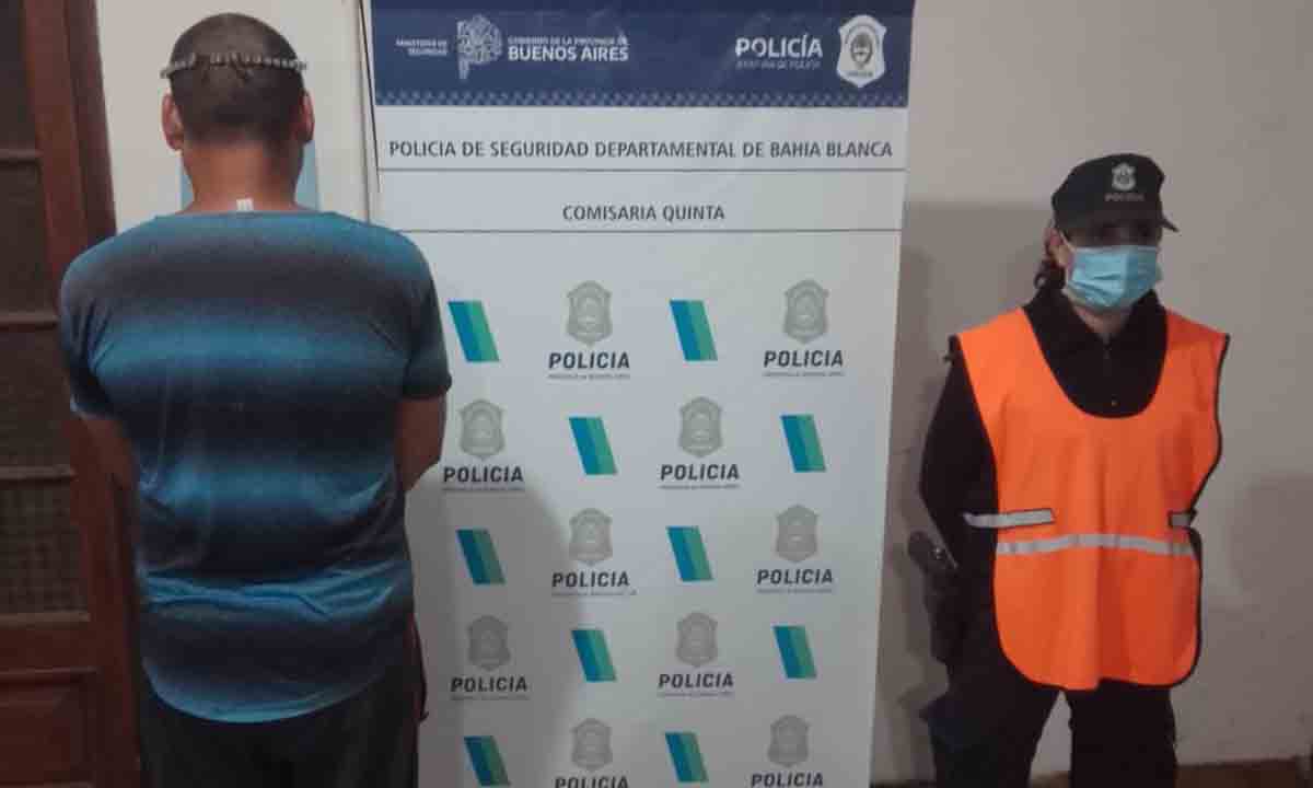 Agredió a su propia hermana y quedó detenido