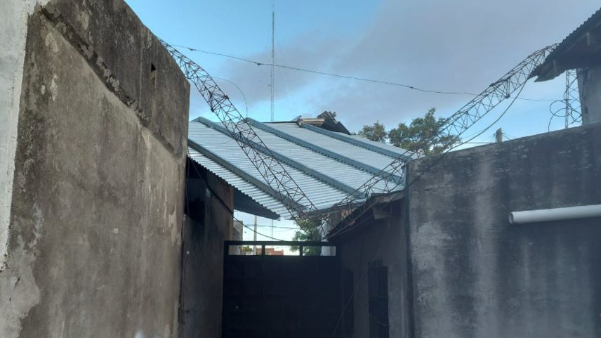 El viento volvió a ser protagonista en la tarde de hoy