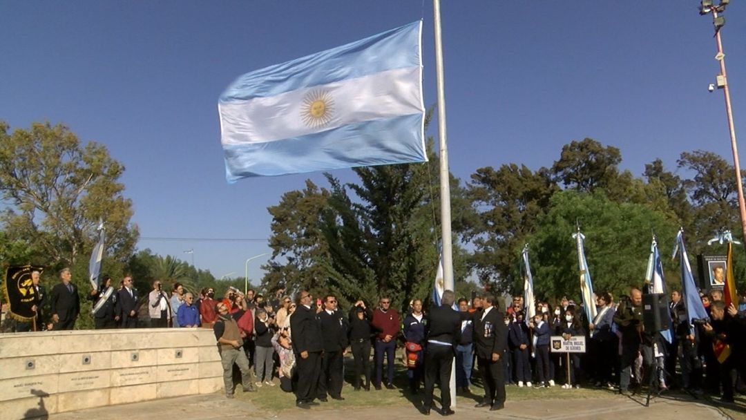 Malvinas. 40 años: las imágenes del acto oficial en Bahía Blanca