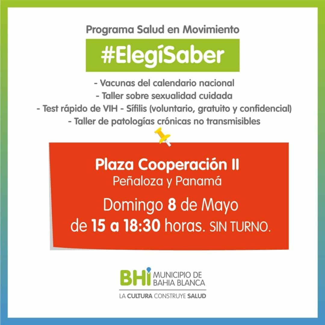 ElegíSaber: este domingo en Cooperación II