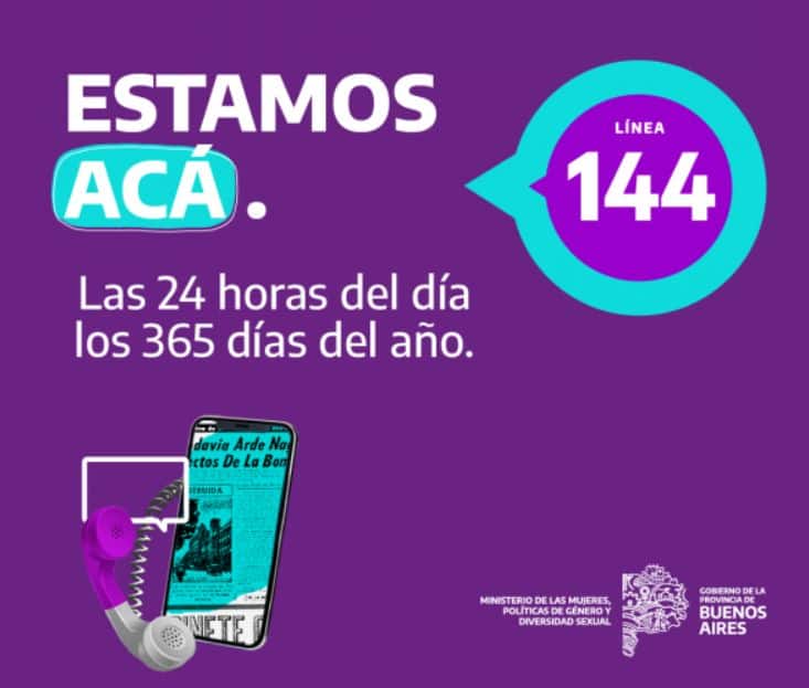 Lanzan la campaña “Estamos acá”: buscan difundir los servicios de la línea 144