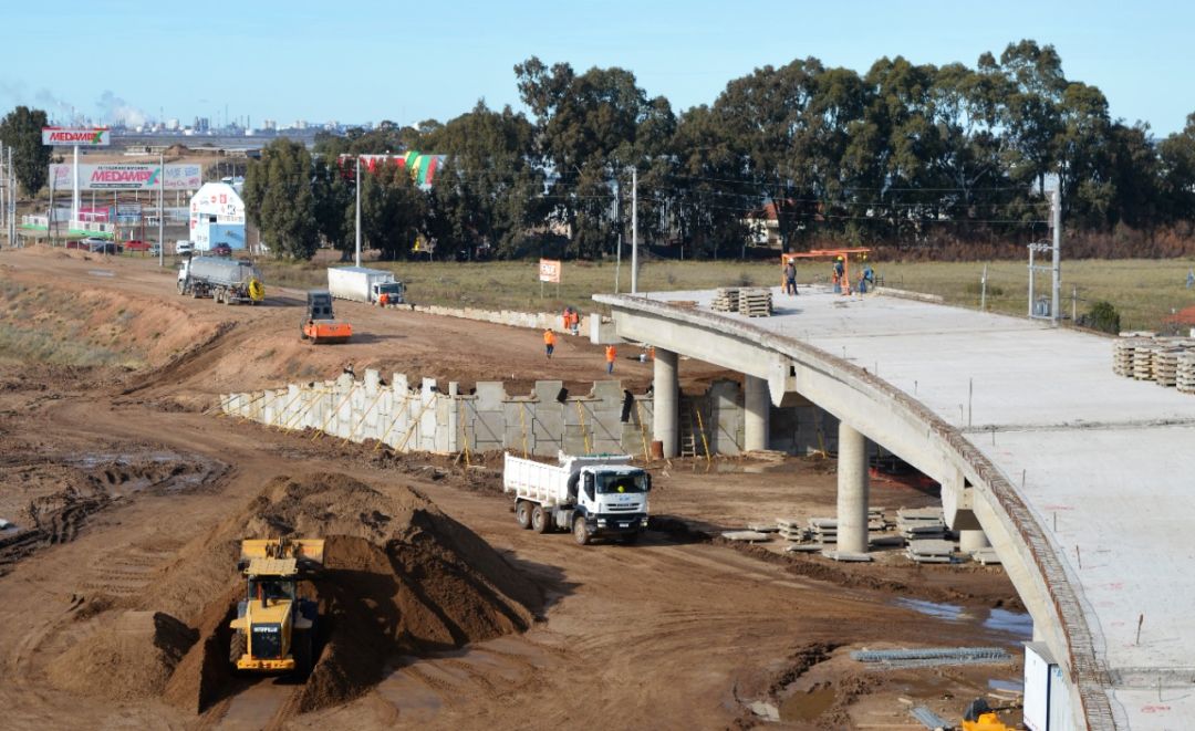 La autopista del Paso Urbano tiene un 40 % de avance