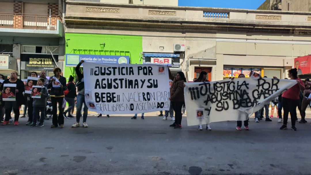 Justicia por Agustina: realizaron una marcha por el crimen de la joven embarazada