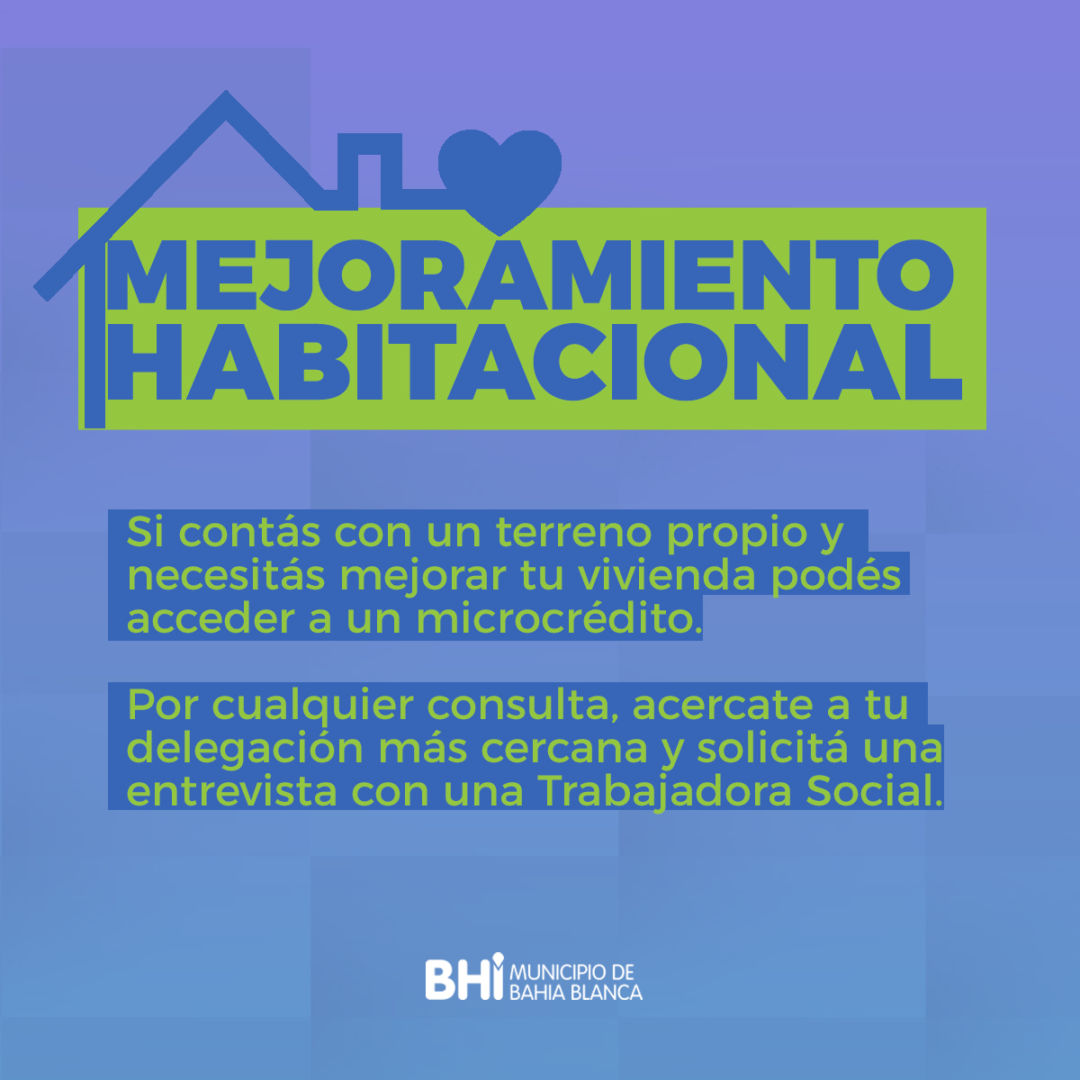 Microcréditos para el mejoramiento de unidades habitacionales