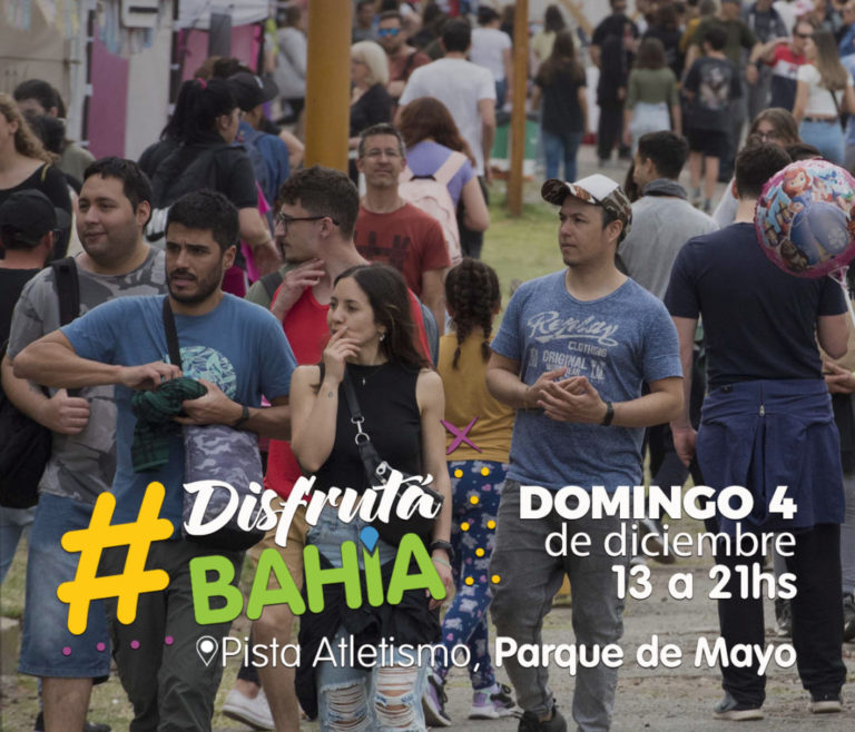 Llega el último Disfrutá Bahía del año en el parque de Mayo