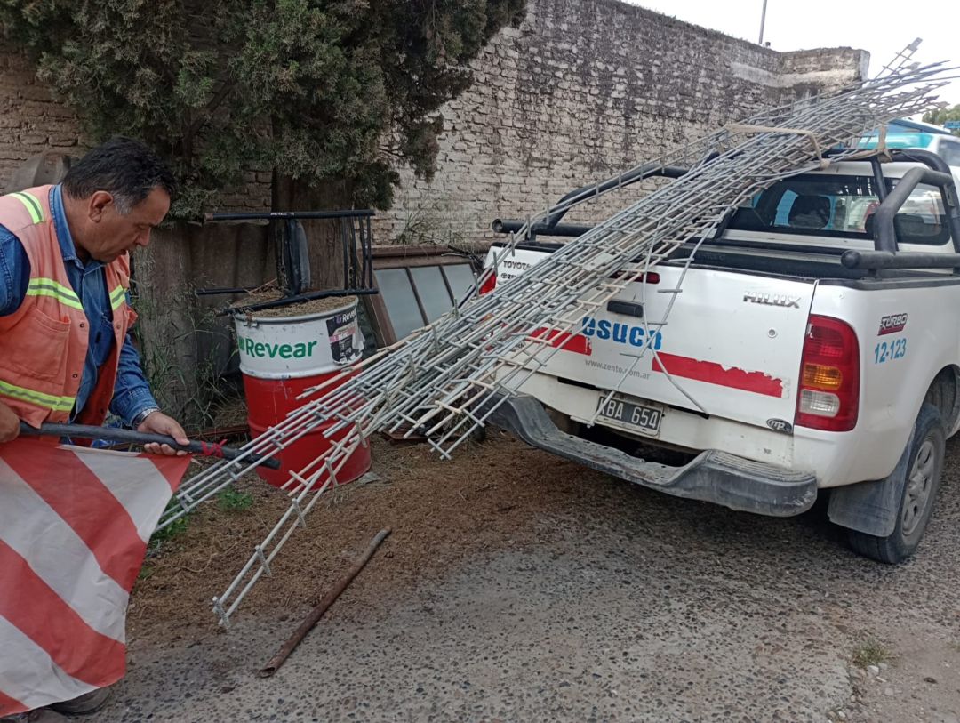 Robó y lo detuvieron: trasladaba material para la construcción de una autopista