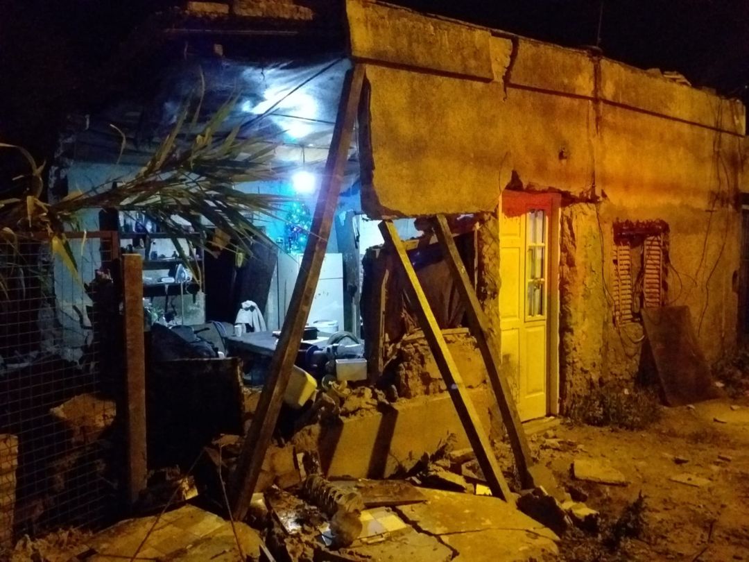 Se derrumbó una vivienda en el barrio Noroeste