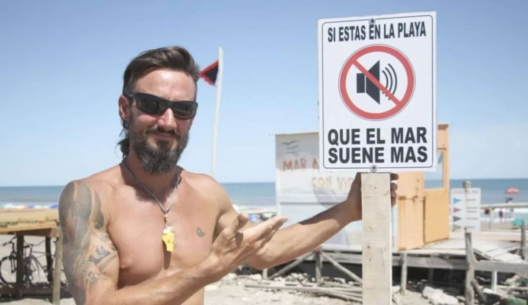 “Que el mar suene más”: una playa declaró una “zona libre” de parlantes