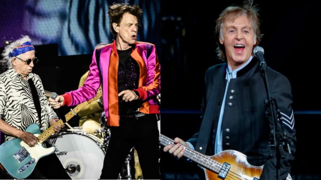 Encuentro entre leyendas: los Rolling Stones grabaron una canción junto a Paul McCartney