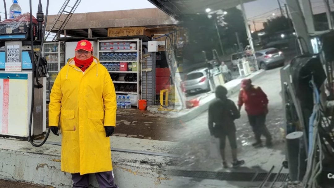 Una empleada evitó que un hombre generara una tragedia en una estación de servicio bahiense