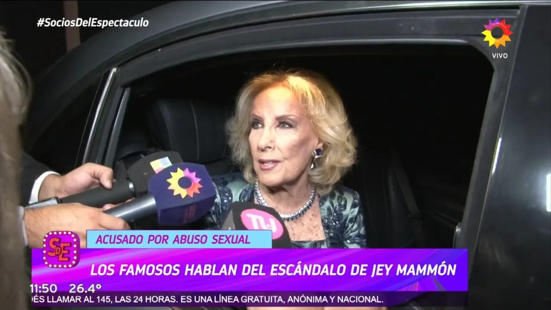 Mirtha Legrand no anduvo con rodeos al hablar de las acusaciones contra Jey Mammon