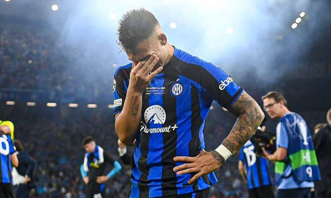 El impactante llanto de Lautaro Martínez tras perder la final de la Champions y su dolor por la derrota