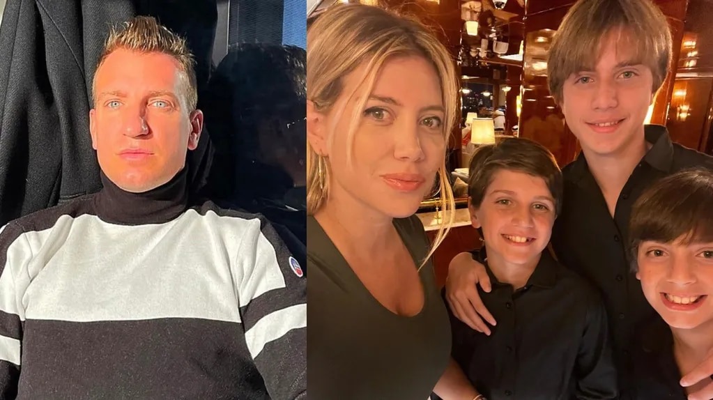 Maxi López mostró cómo fue el reencuentro con sus hijos en medio de la preocupación por Wanda Nara