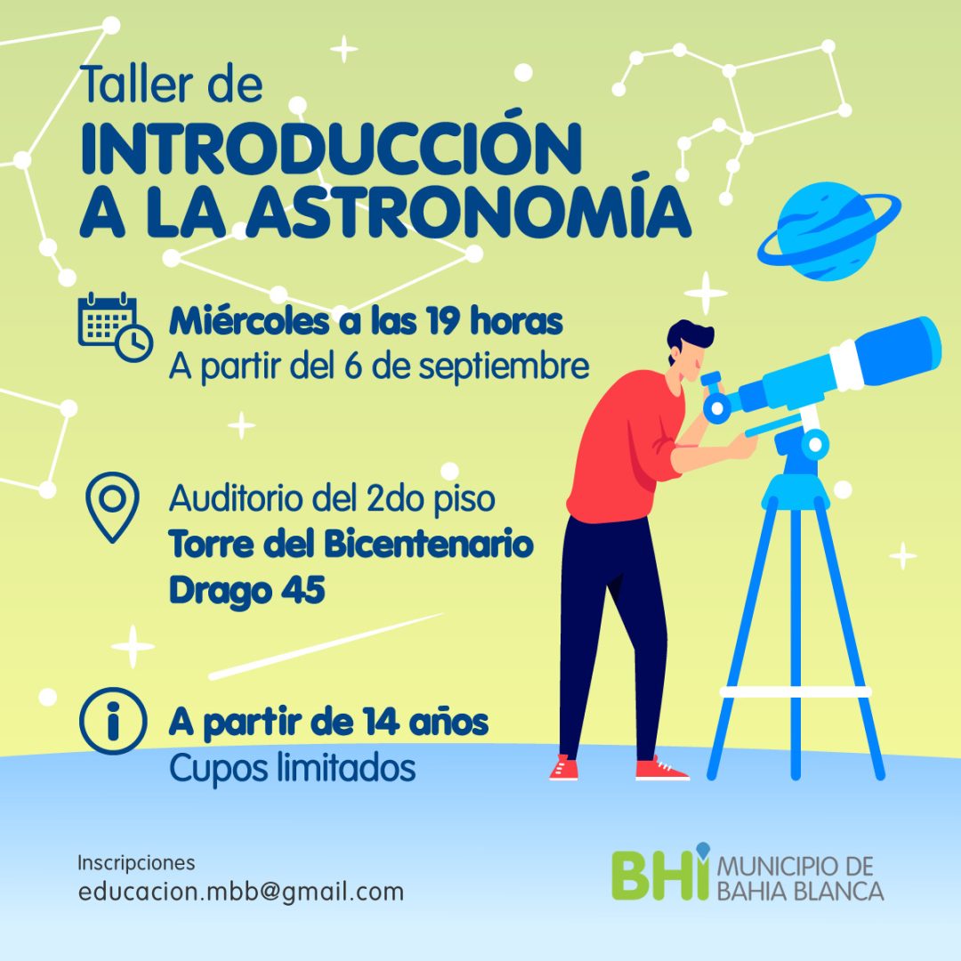 Tercera edición del Taller “Introducción a la Astronomía”