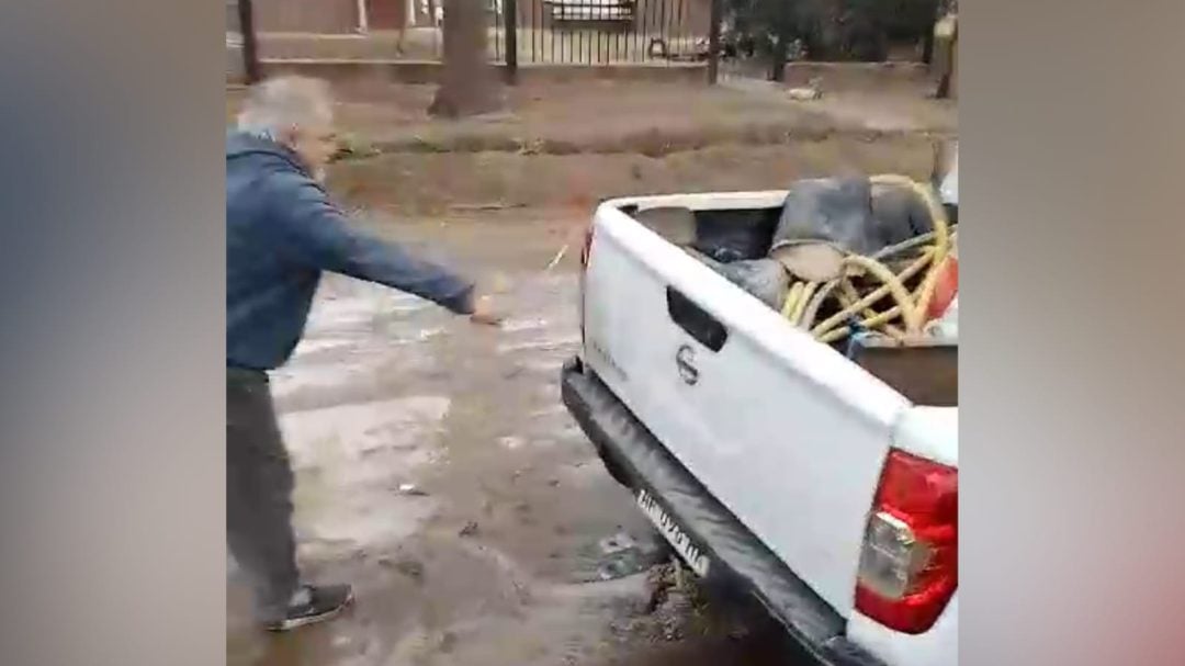 Atacaron con una espada a un trabajador de ABSA