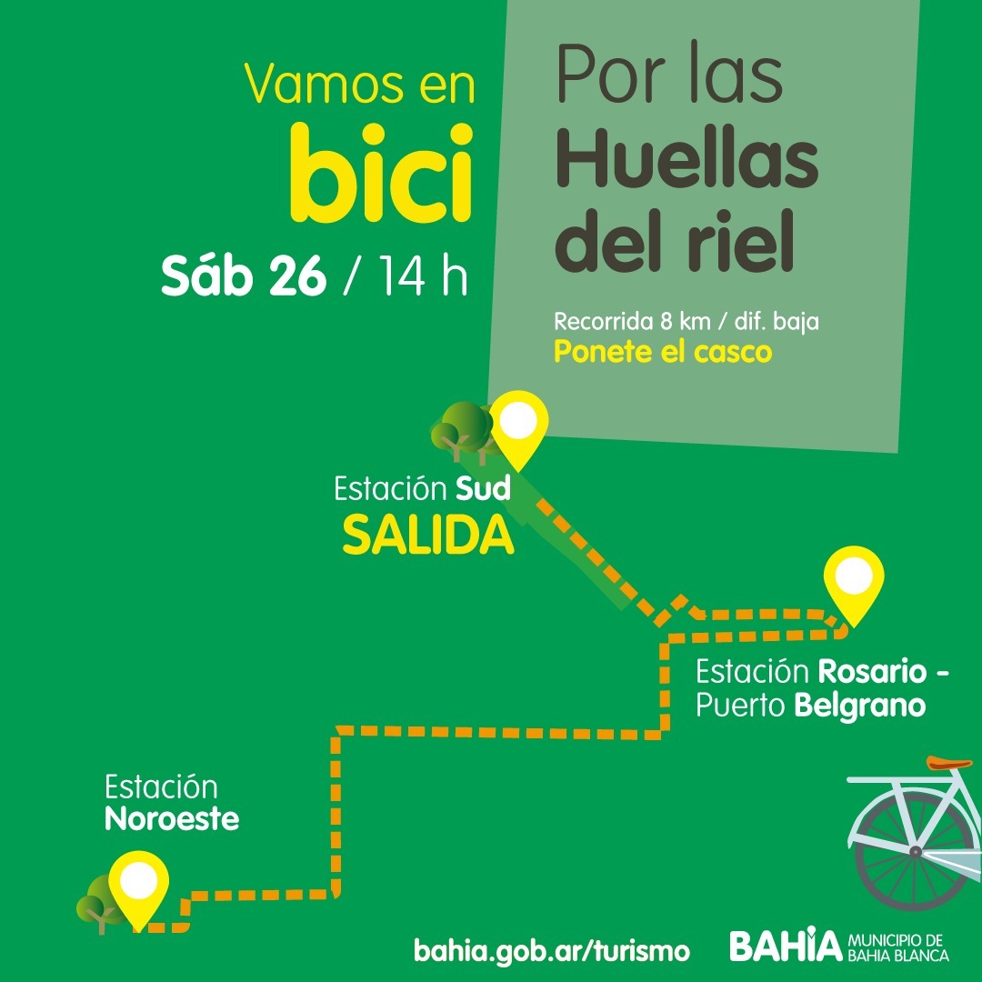 Salida en bici por las empresas ferroviarias de Bahía