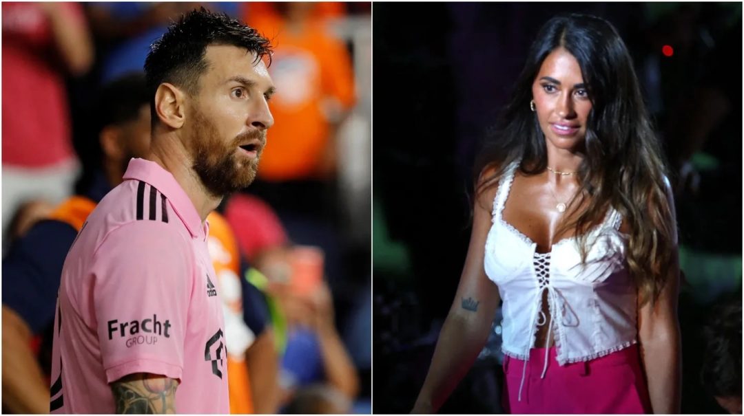 Antonela Roccuzzo confundió a Lionel Messi con un compañero del Inter Miami y el video se volvió viral