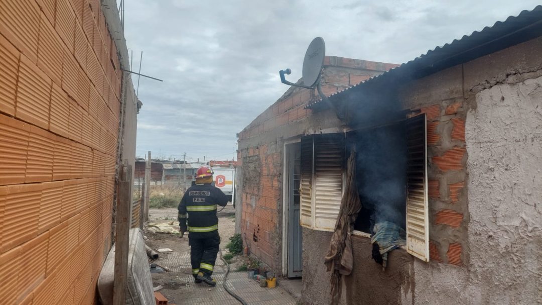 Incendio en una vivienda