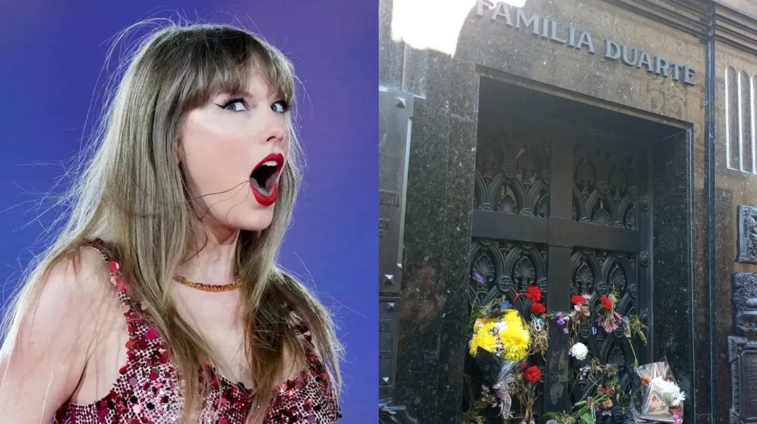 El llamativo gesto de las fans de Taylor Swift en el panteón de Eva Perón