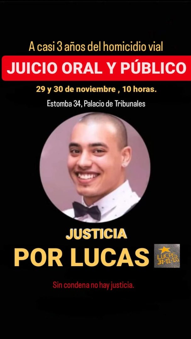 Comienza el juicio por la muerte de Lucas Tobares