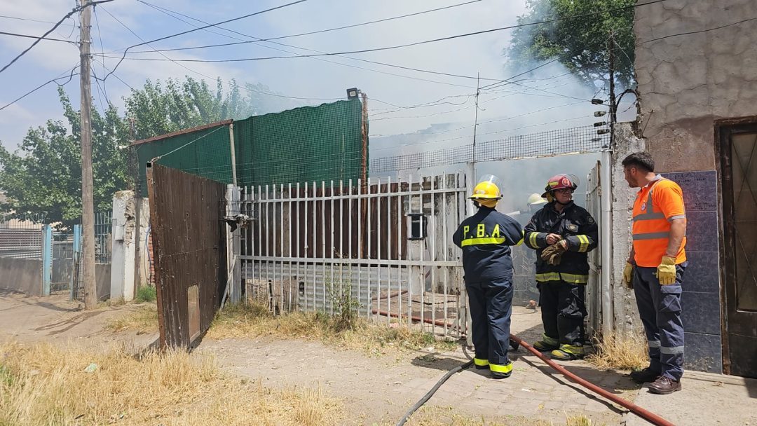 Pérdidas totales tras el incendio de una vivienda