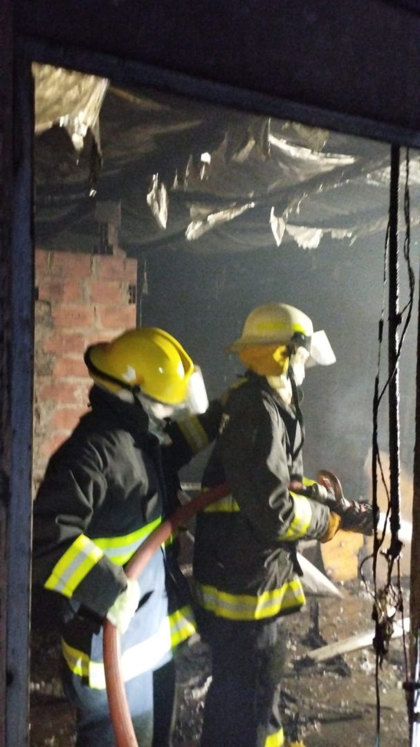 Se incendió una vivienda