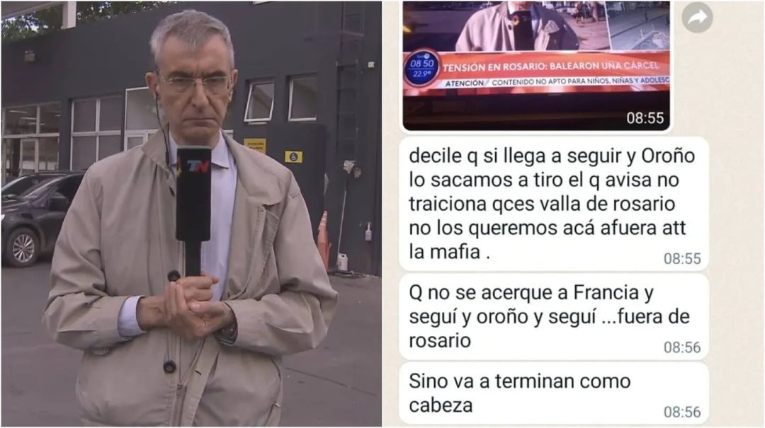 Rosario: amenazaron de muerte a Nelson Castro y al equipo de TN