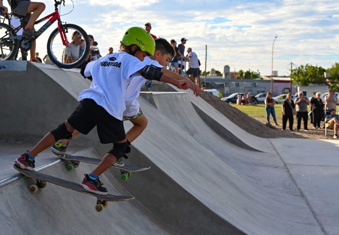 Inauguraron el nuevo skatepark