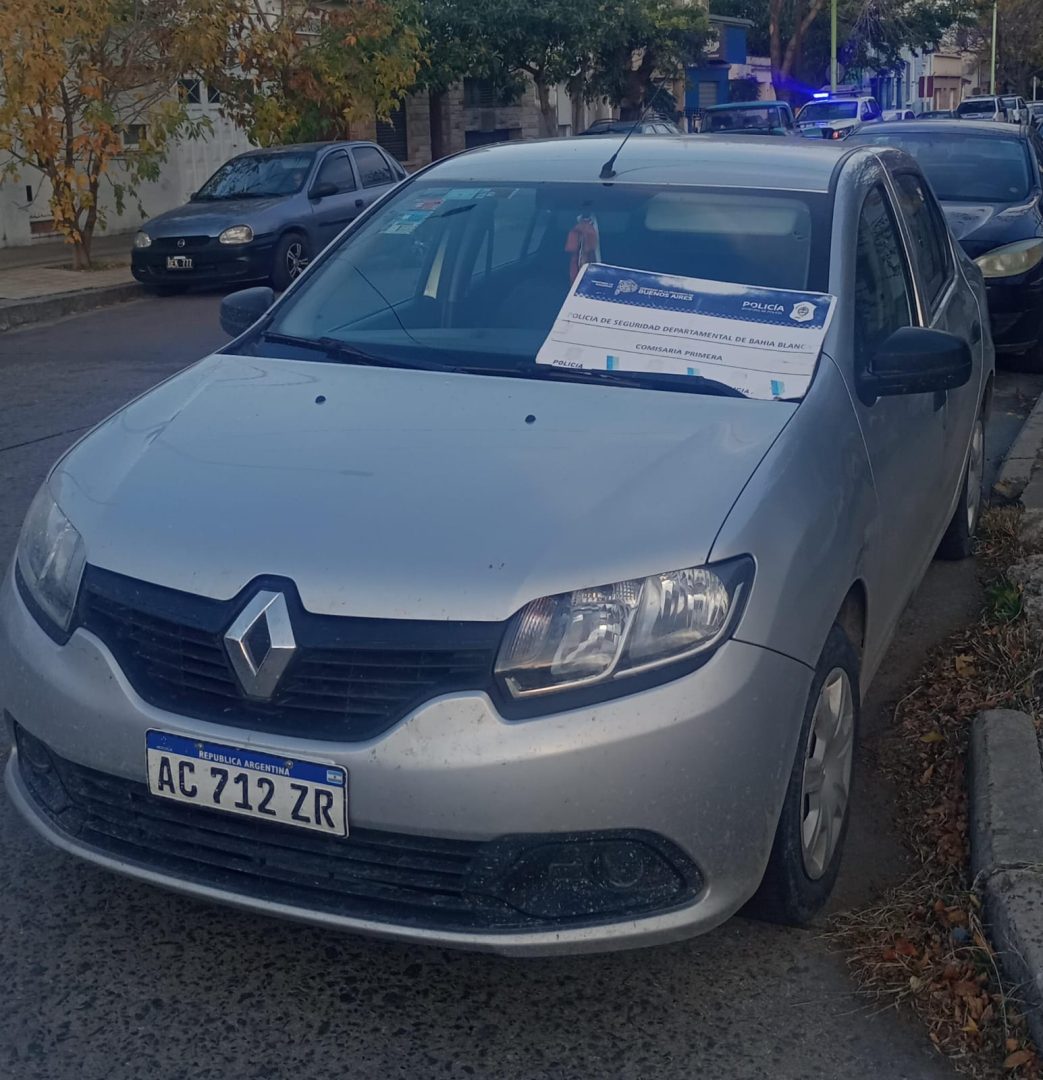 Robo un auto, lo rastrearon y lo detuvieron