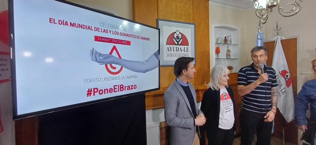 #PonéElBrazo: 14 de junio, día mundial del donante de sangre