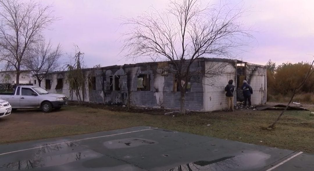 Incendio en el merendero “La Poderosa”: el fuego destruyó todo