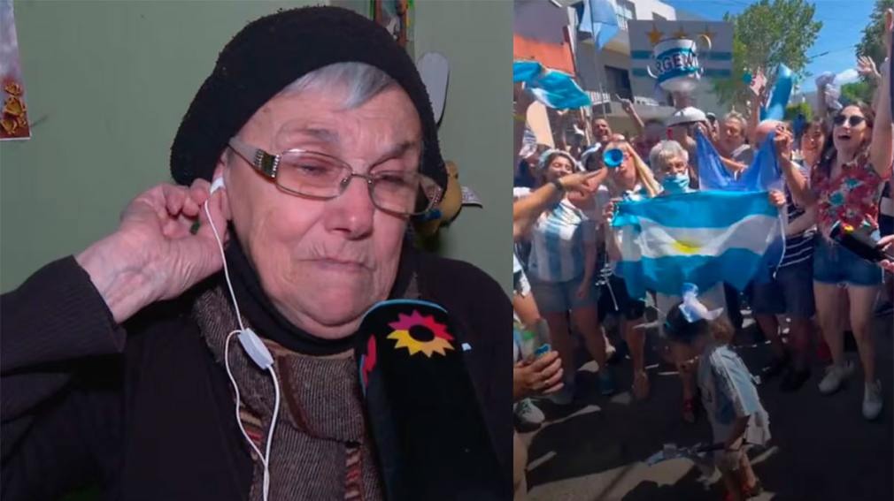 Brutal robo a la “abuela la la la”, la mujer que se hizo viral por alentar a la Selección: “Por poco me matan”